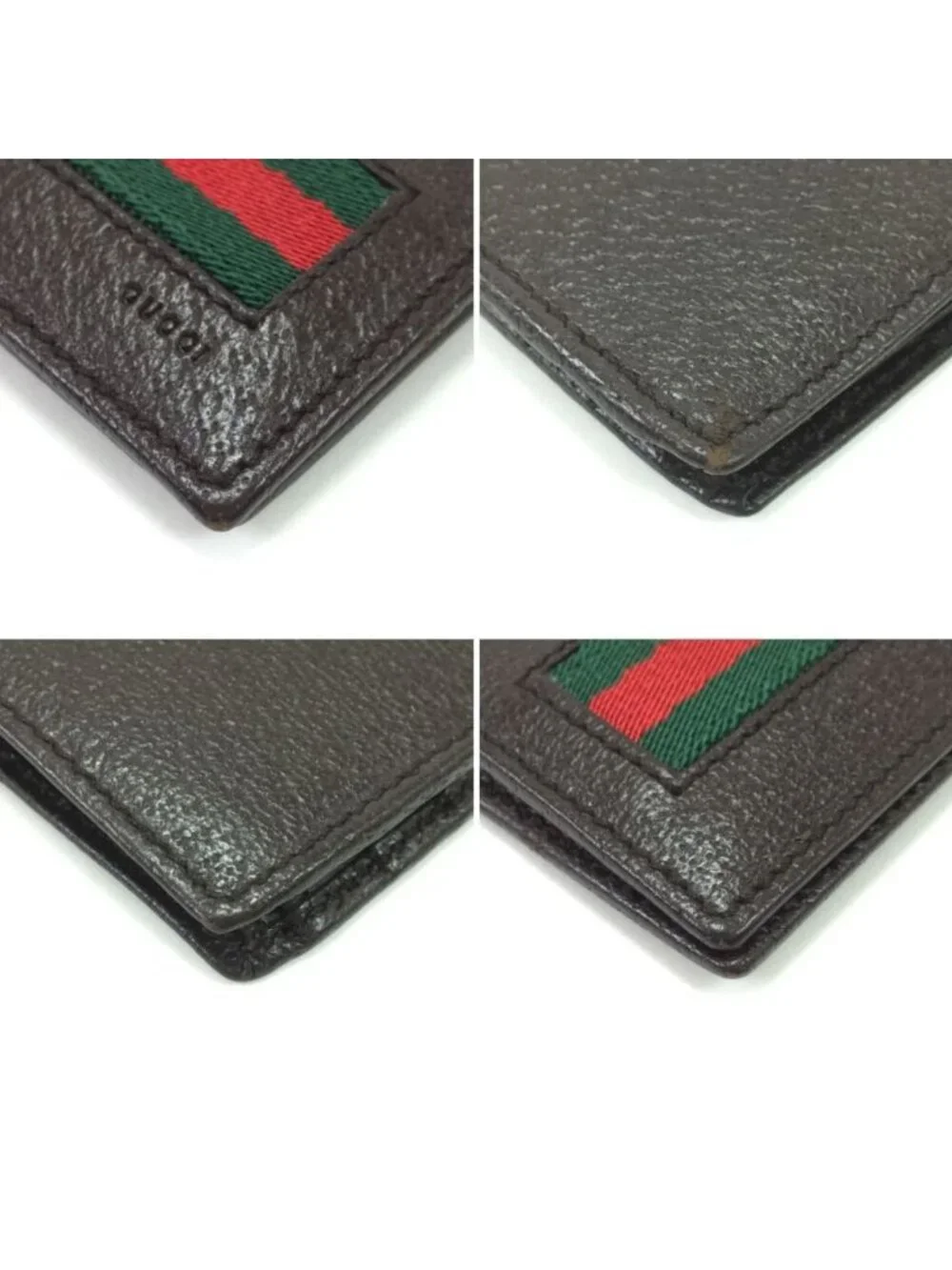 Gucci Bifold Wallet Leather Brown